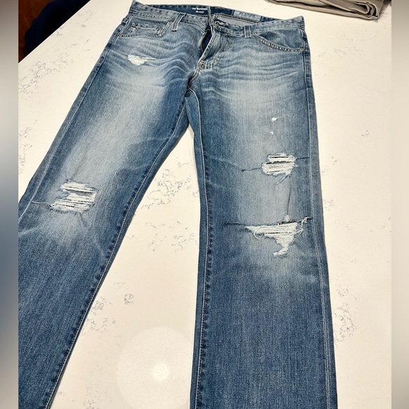 AG matchbox slim straight ripped jeans - Picture 5 of 5
